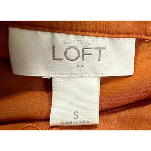 Ann Taylor Orange Blouse - Picture 5 of 5